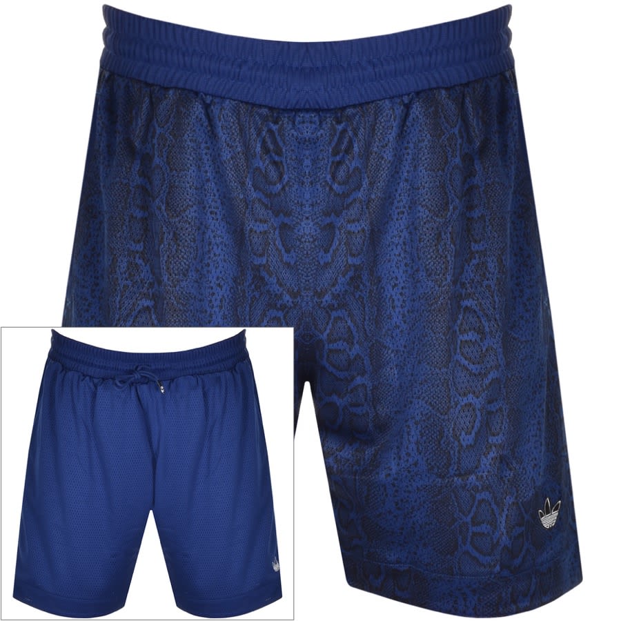 Alternative Image for Productadidas Originals Snakeskin Print Reversible Shorts1