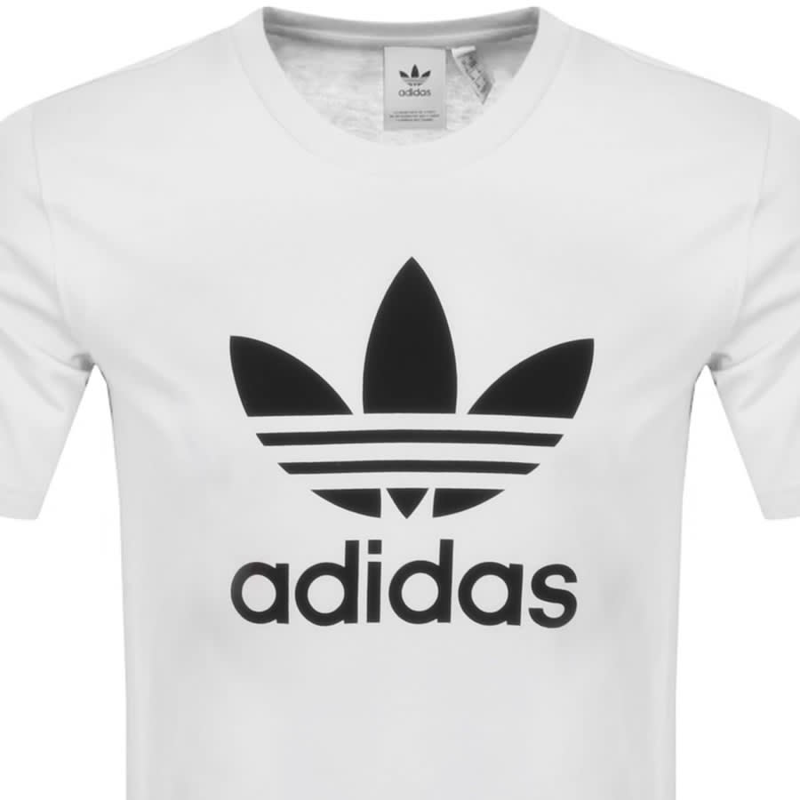 Alternative Image for Productadidas Originals Trefoil T Shirt White2