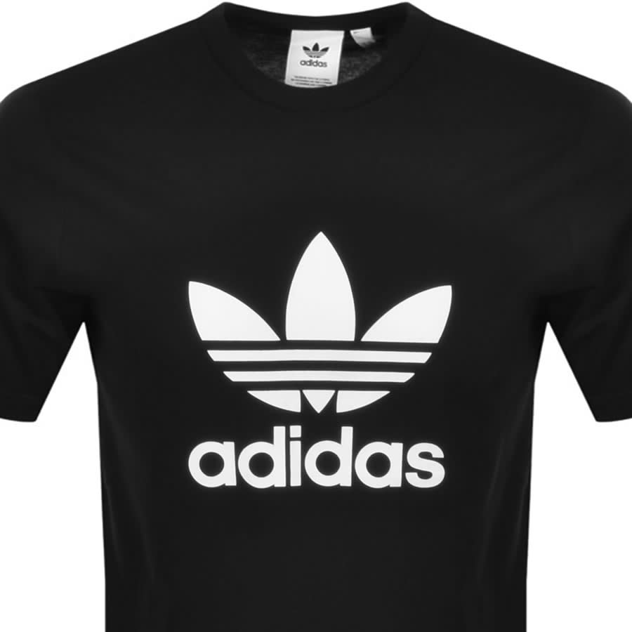 Alternative Image for Productadidas Originals Trefoil T Shirt Black2