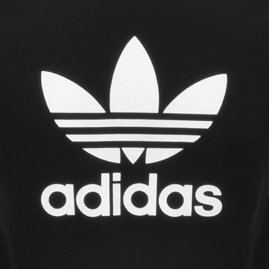 Alternative Image for Productadidas Originals Trefoil T Shirt Black3