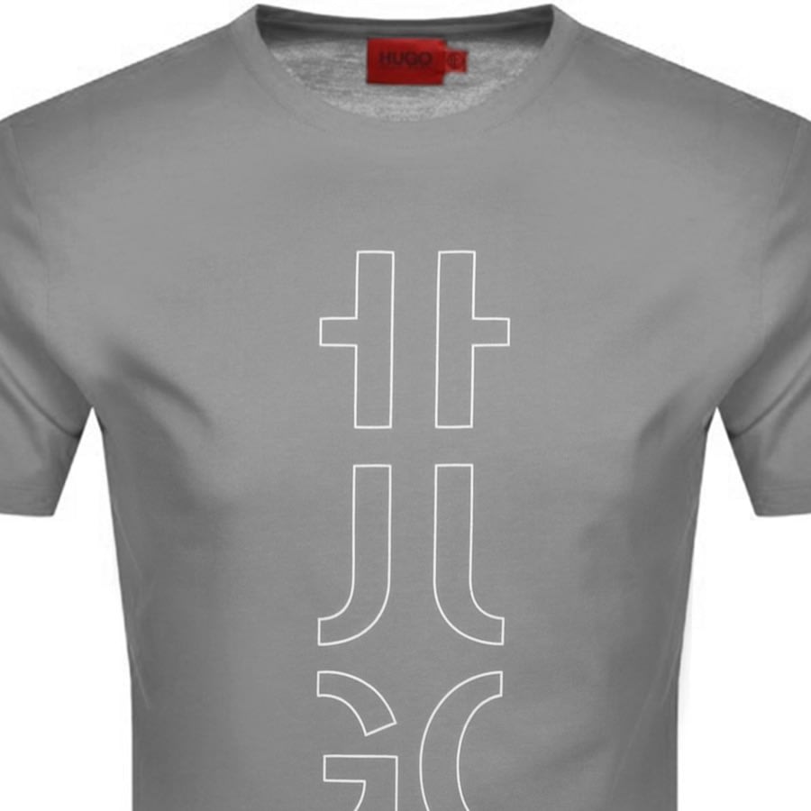 Alternative Image for ProductHUGO Darlon 213 Short Sleeved T Shirt Grey2