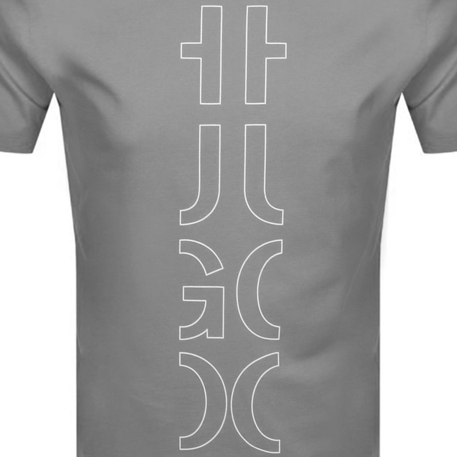 Alternative Image for ProductHUGO Darlon 213 Short Sleeved T Shirt Grey3