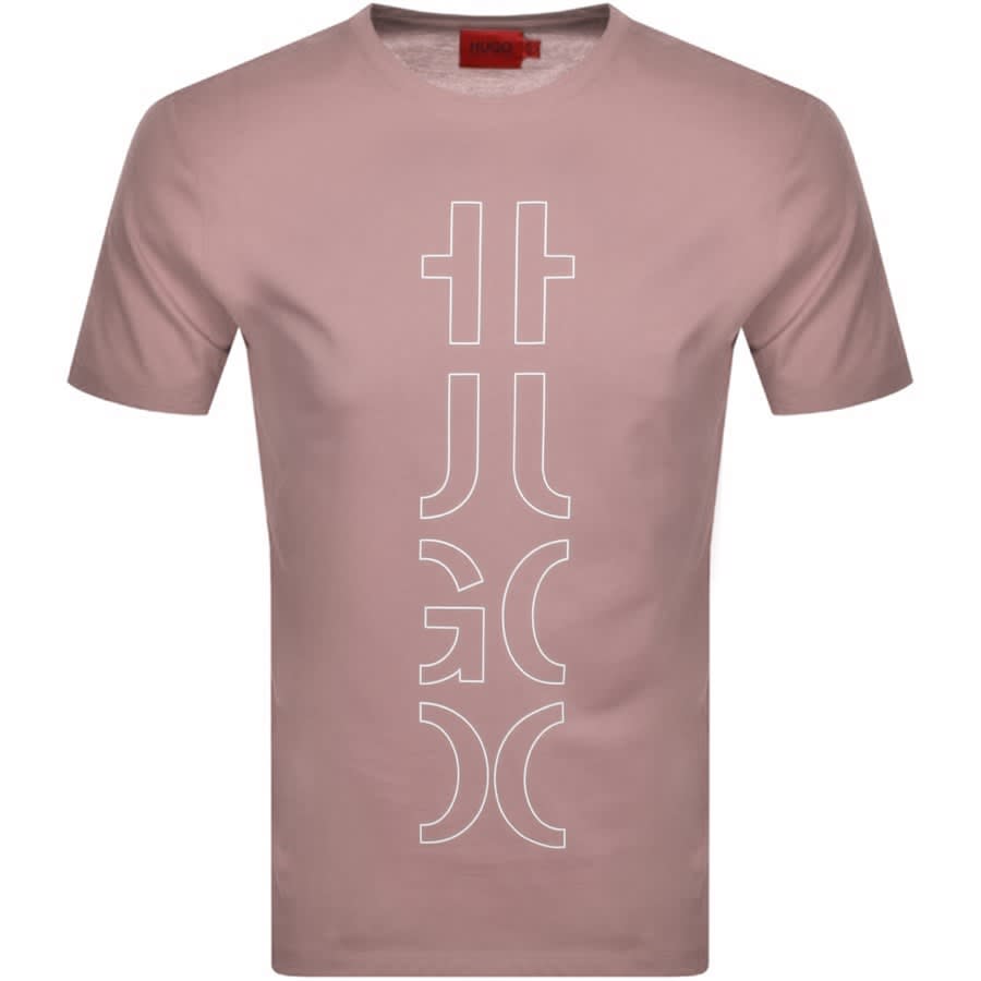 Alternative Image for ProductHUGO Darlon 213 Short Sleeved T Shirt Brown1