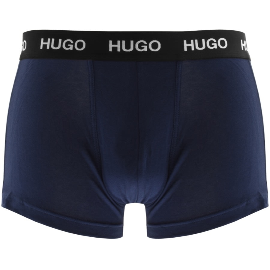 Alternative Image for ProductHUGO Triple Pack Boxer Trunks Navy2
