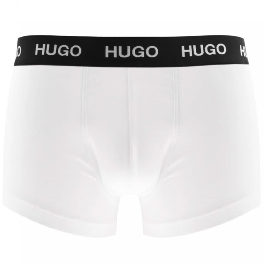 Alternative Image for ProductHUGO Triple Pack Boxer Trunks White2