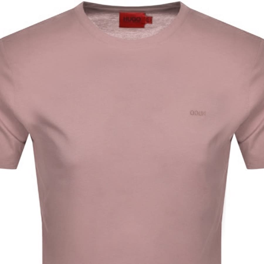 Alternative Image for ProductHUGO Dero 212 Crew Neck Short Sleeve T Shirt Brown2