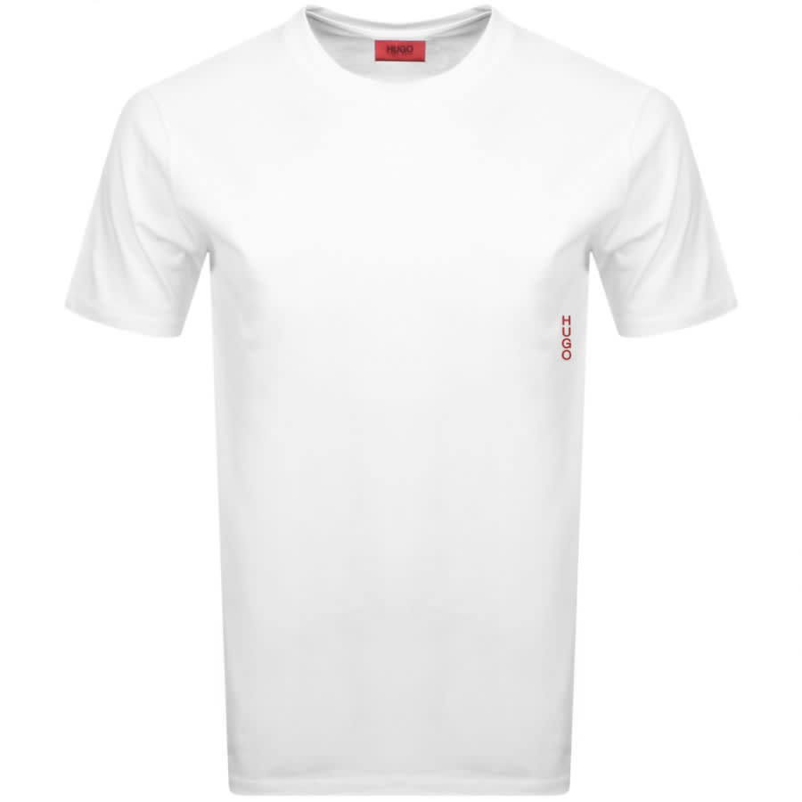 Alternative Image for ProductHUGO Double Pack Crew Neck T Shirt White2