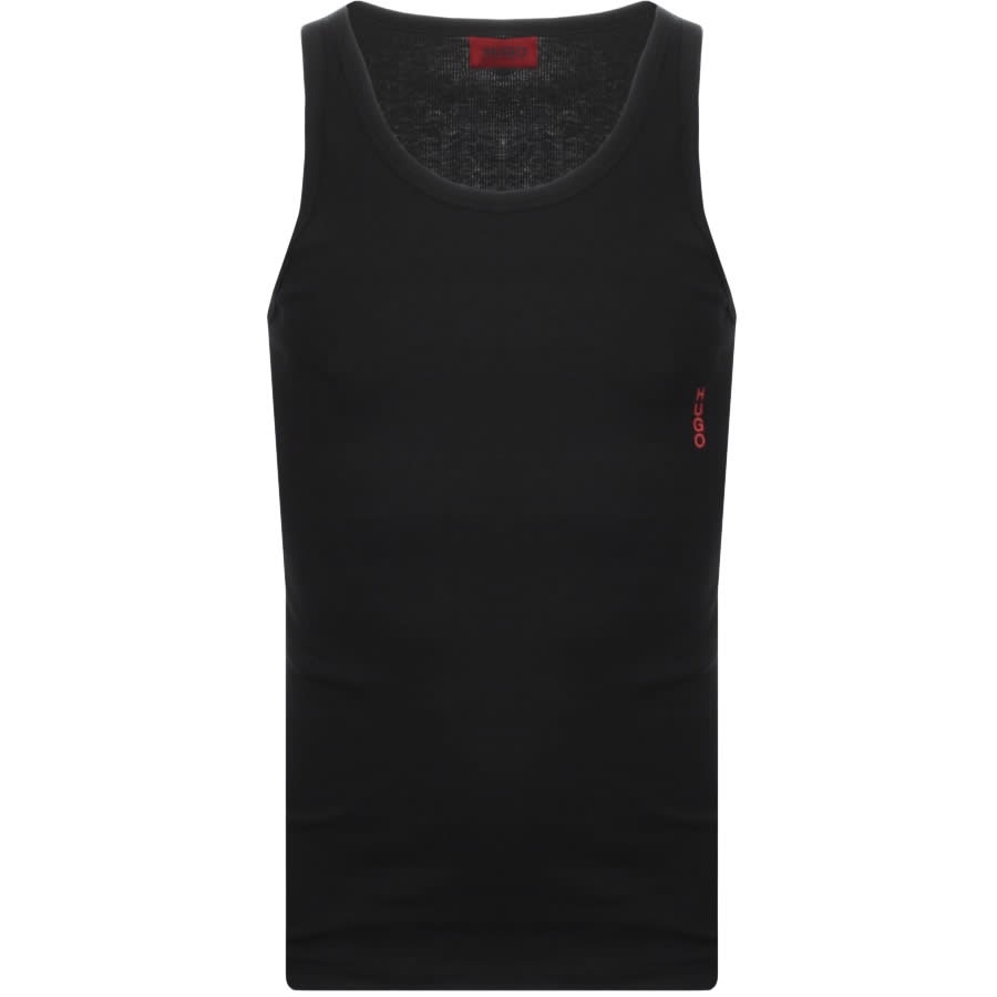 Alternative Image for ProductHUGO Double Pack Vest T Shirts Black2