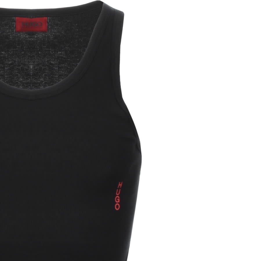 Alternative Image for ProductHUGO Double Pack Vest T Shirts Black3