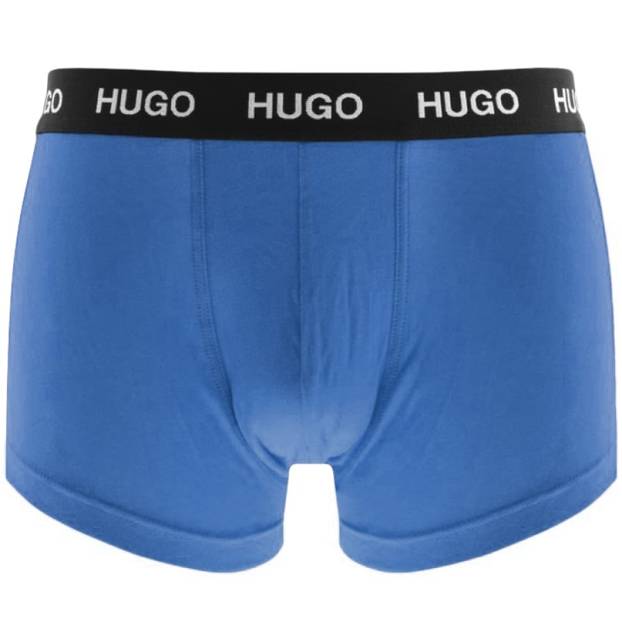 Alternative Image for ProductHUGO Triple Pack Boxer Trunks Blue2