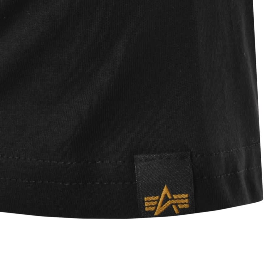 Alternative Image for ProductAlpha Industries Nasa Reflective T Shirt Black3