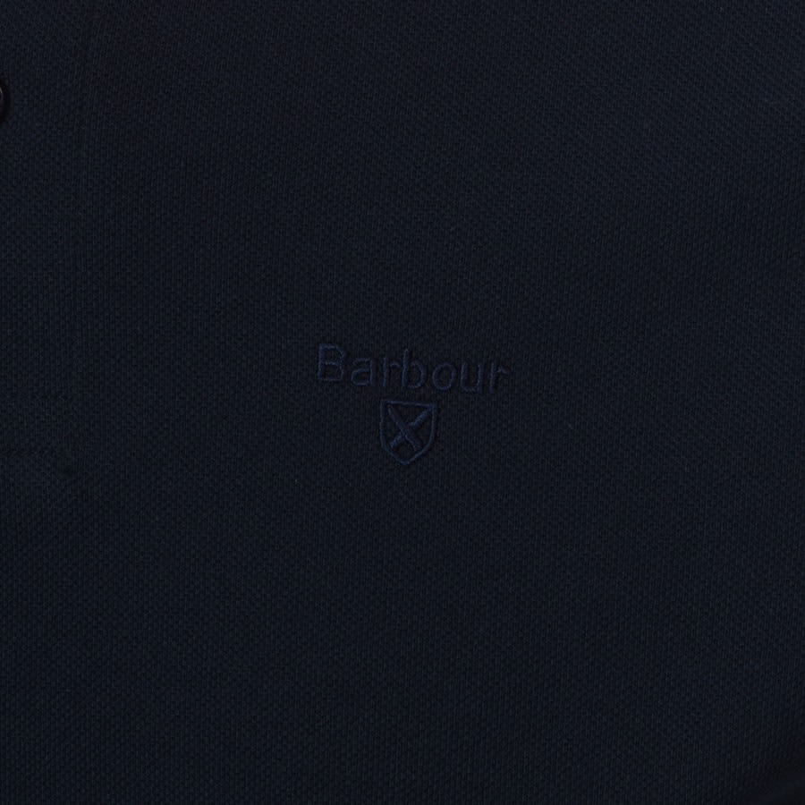 Alternative Image for ProductBarbour Sports Long Sleeve Polo T Shirt Navy3