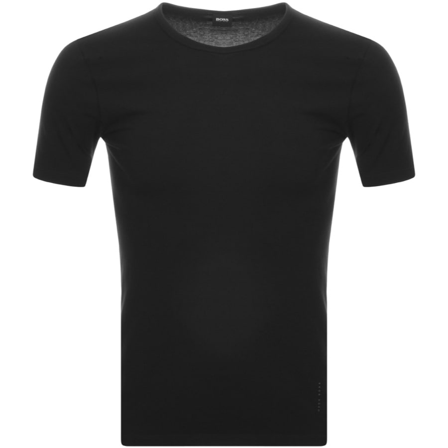 Alternative Image for ProductBOSS 2 Pack Crew Neck T Shirts Black2