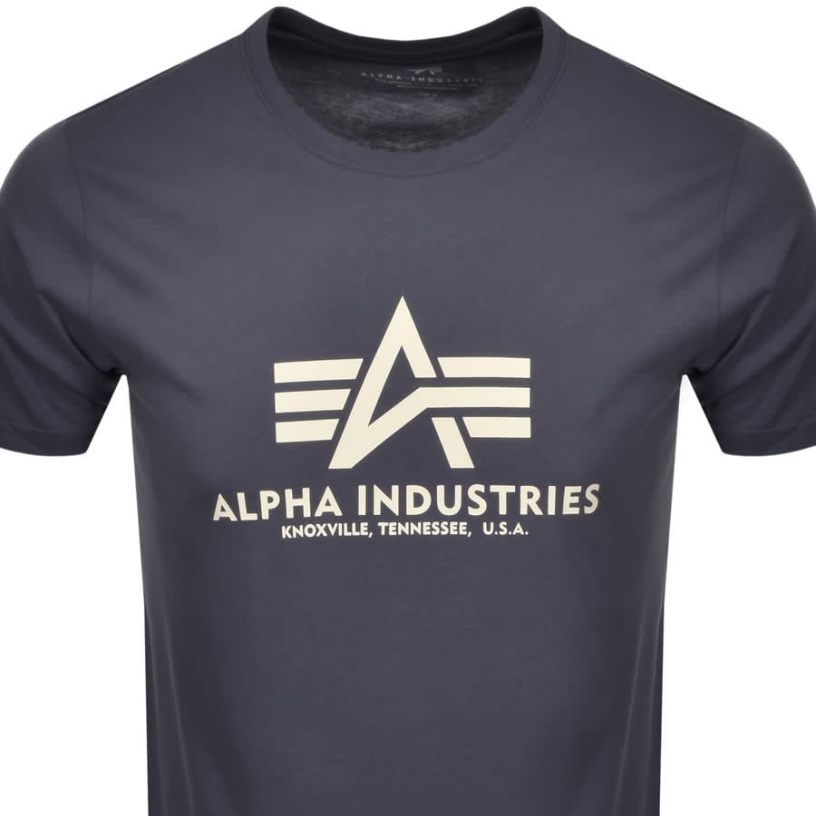 Alternative Image for ProductAlpha Industries Basic Logo T Shirt Grey2