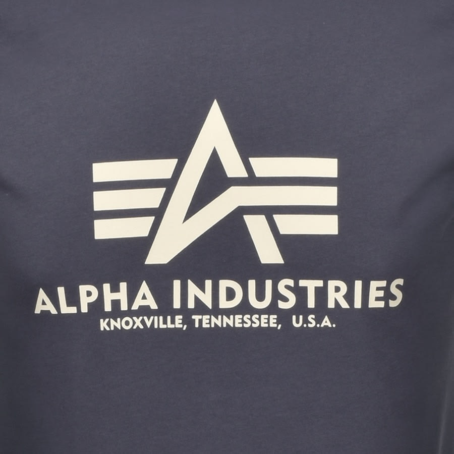 Alternative Image for ProductAlpha Industries Basic Logo T Shirt Grey3
