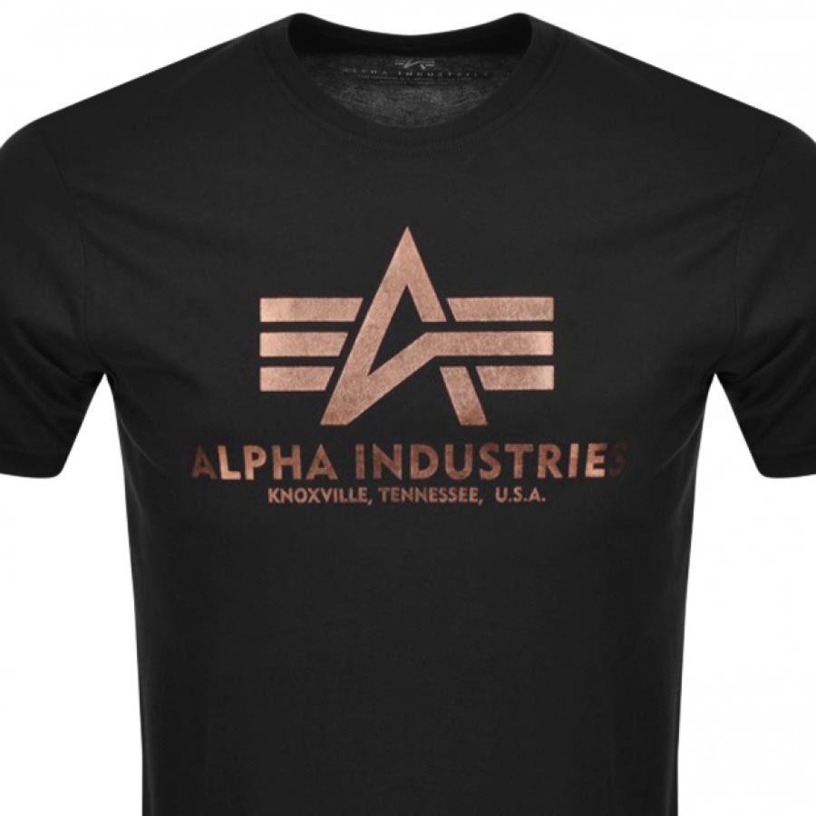 Alternative Image for ProductAlpha Industries Basic Logo T Shirt Black2