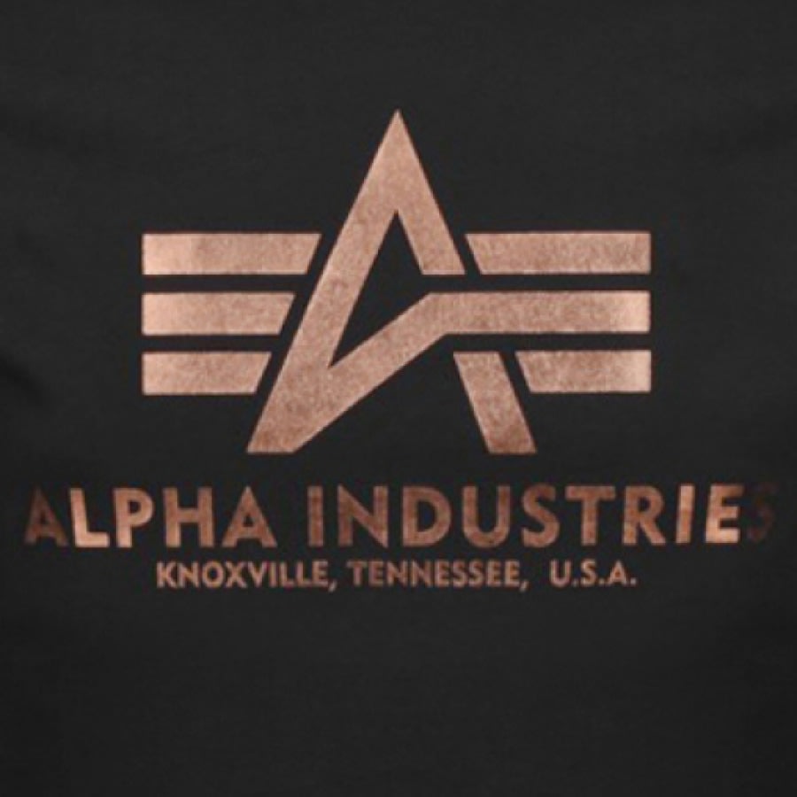 Alternative Image for ProductAlpha Industries Basic Logo T Shirt Black3