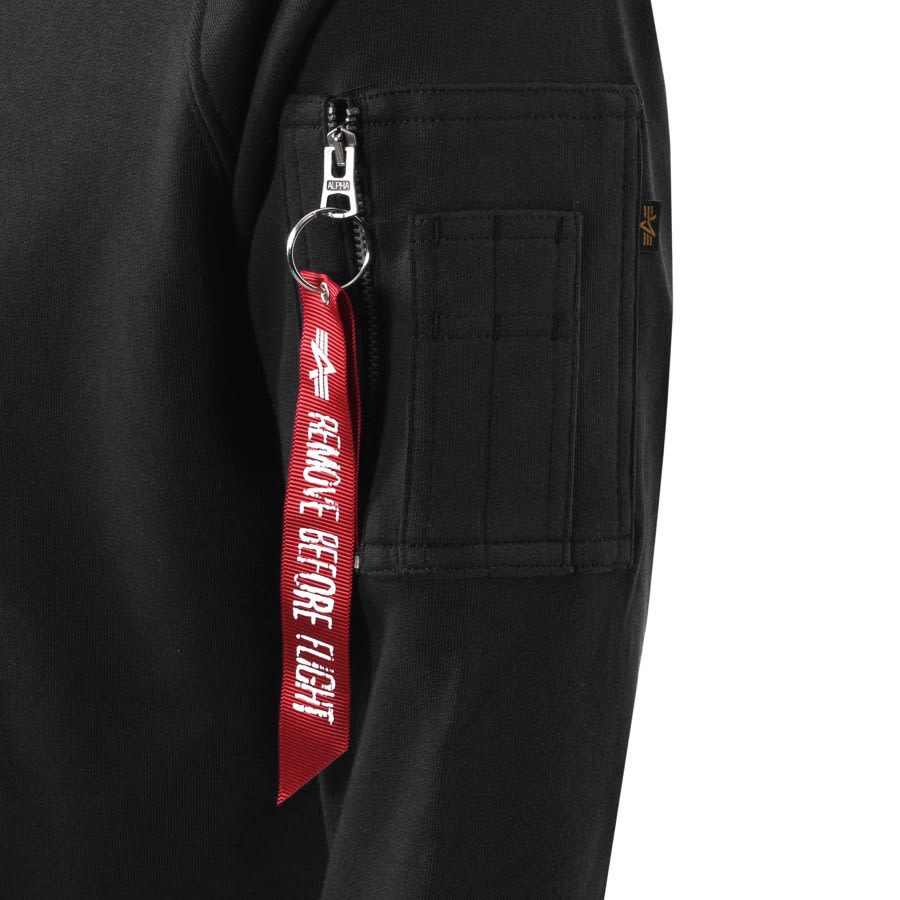 Alternative Image for ProductAlpha Industries X Fit Sweatshirt Black3