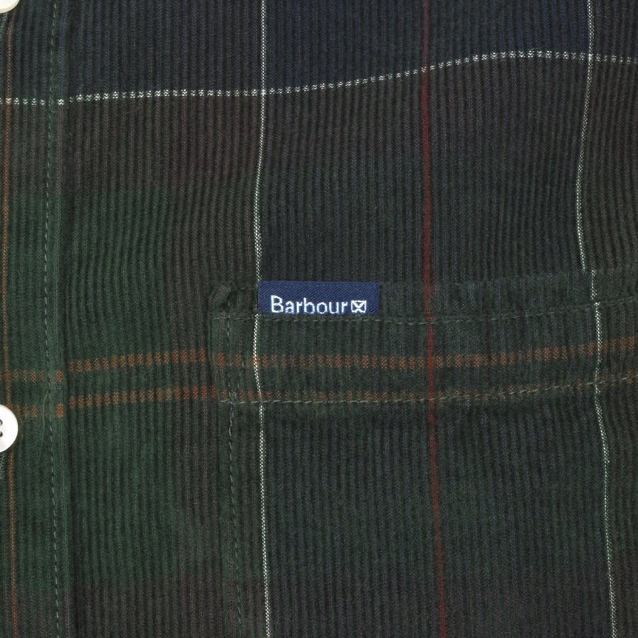Alternative Image for ProductBarbour Long Sleeved Corduroy Shirt Green3
