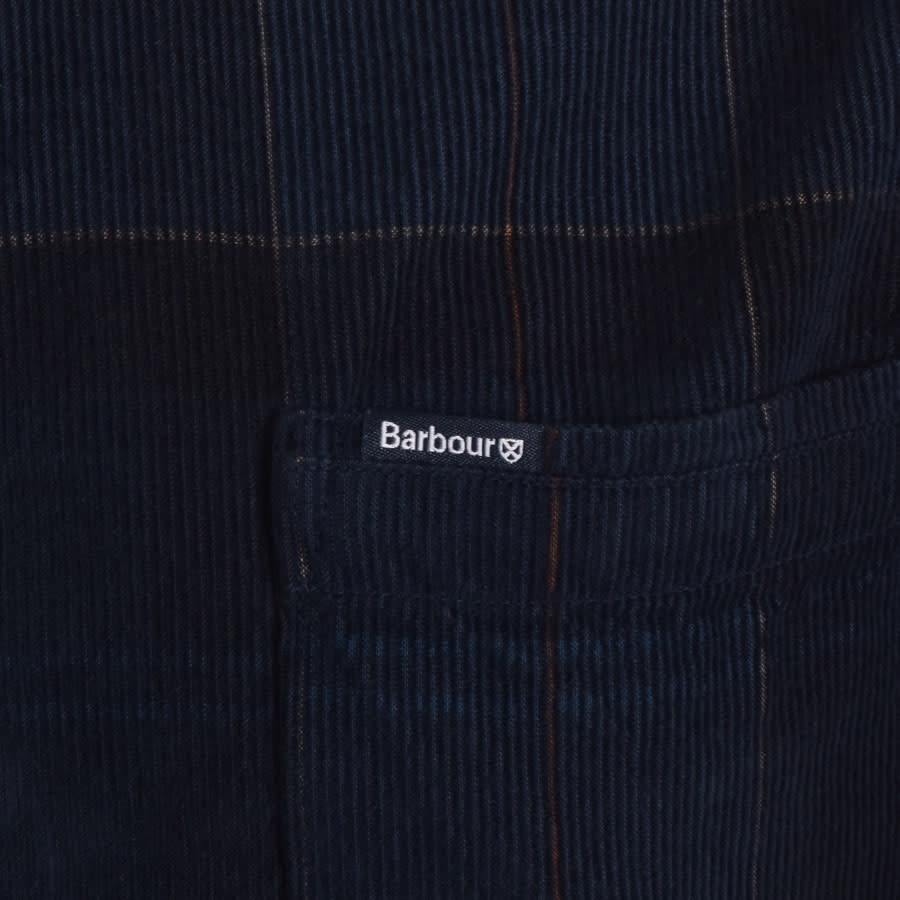 Alternative Image for ProductBarbour Long Sleeved Corduroy Shirt Navy3