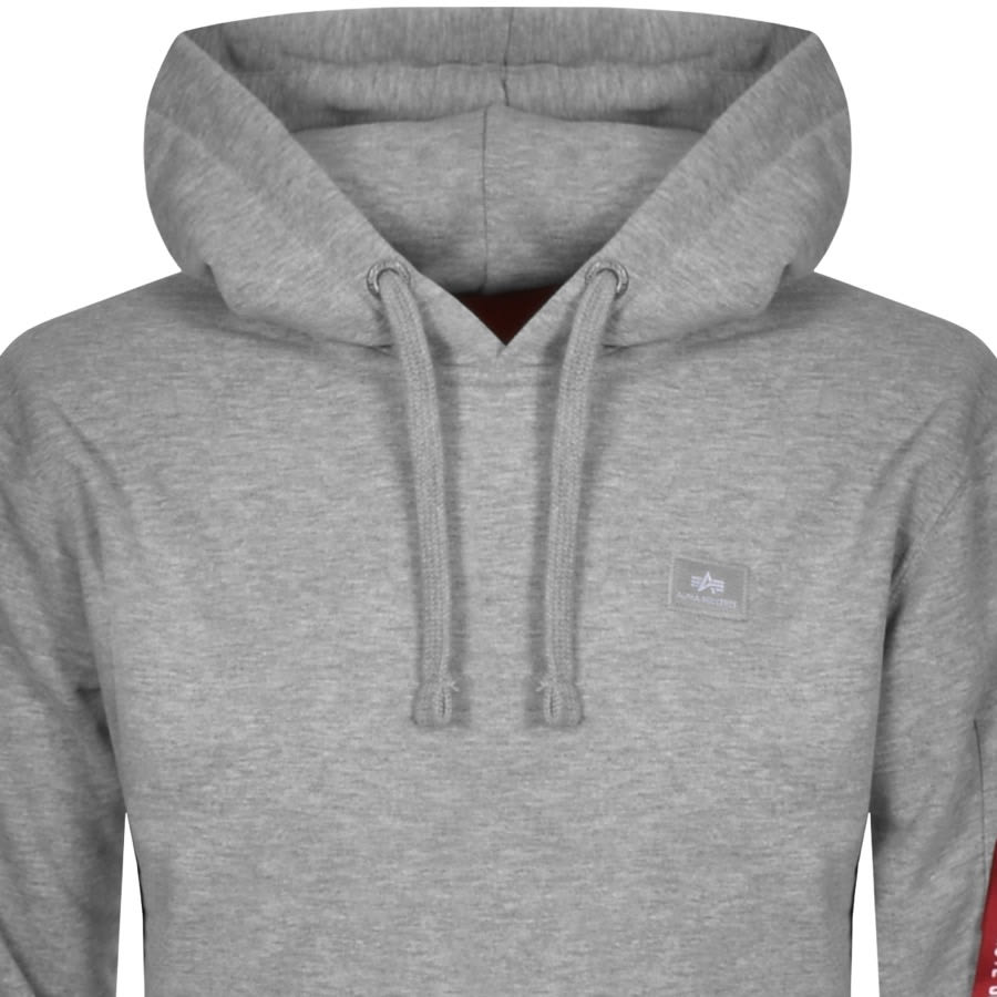 Alternative Image for ProductAlpha Industries X Fit Hoodie Grey2