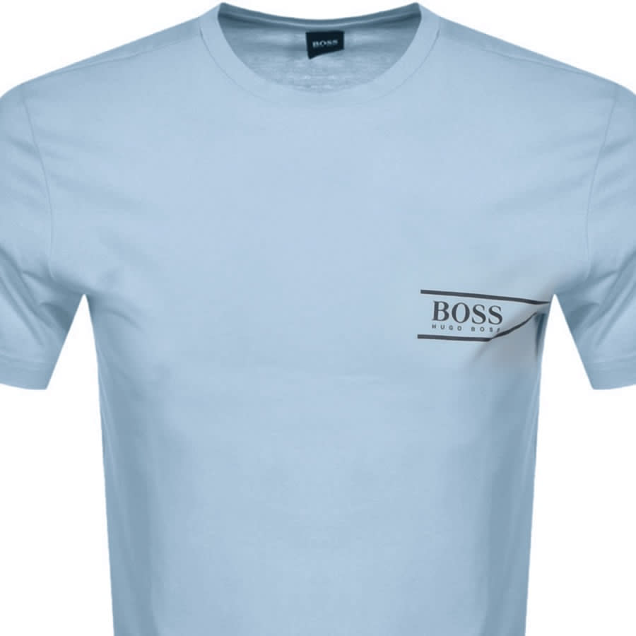 Alternative Image for ProductBOSS Bodywear Lounge Crew Neck T Shirt Blue2