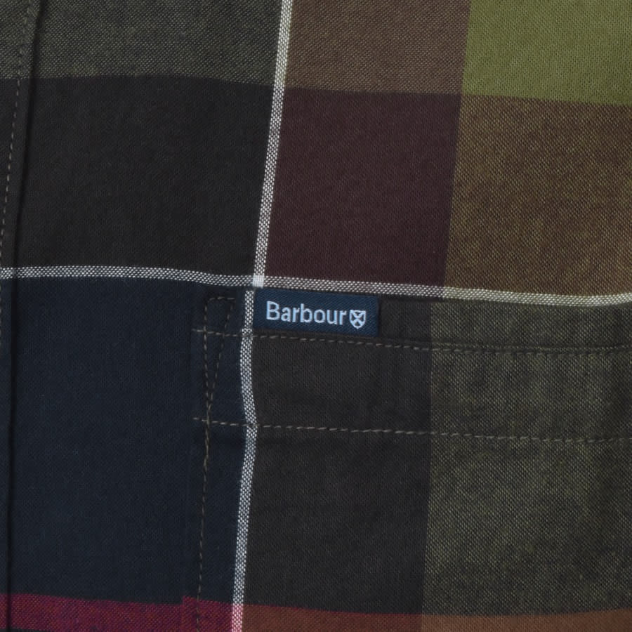 Alternative Image for ProductBarbour Glen Check Long Sleeved Shirt Green3