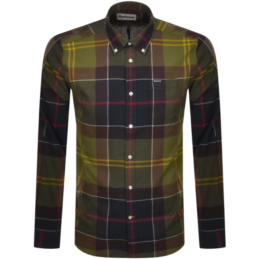 Alternative Image for ProductBarbour Glen Check Long Sleeved Shirt Green1