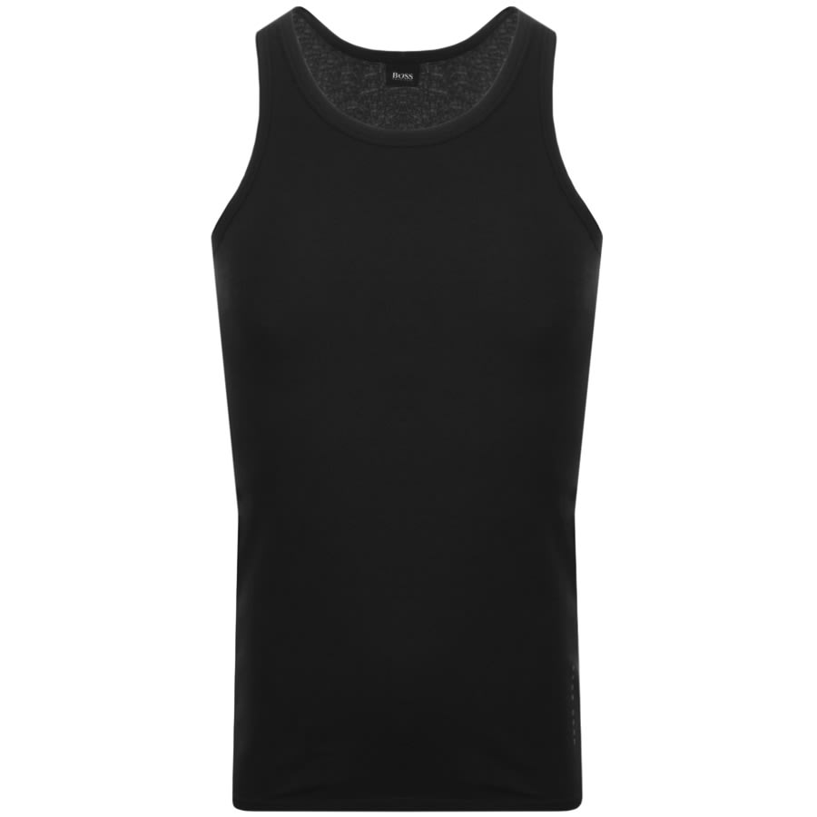 Alternative Image for ProductBOSS Double Pack Vest T Shirts Black2