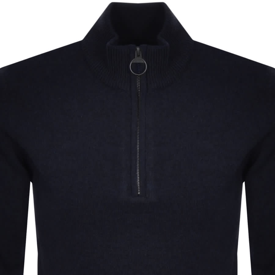 Alternative Image for ProductBarbour Holden Half Zip Knit Jumper Navy2