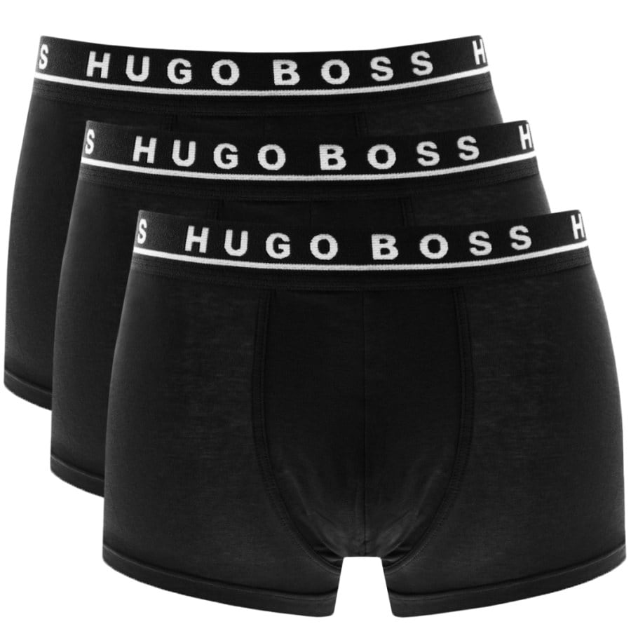 Alternative Image for ProductBOSS Underwear Triple Pack Boxer Trunks Black1