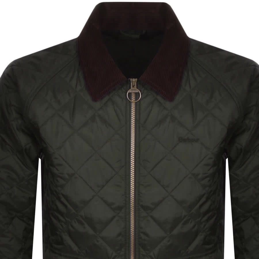 Alternative Image for ProductBarbour Dom Quilted Jacket Green2
