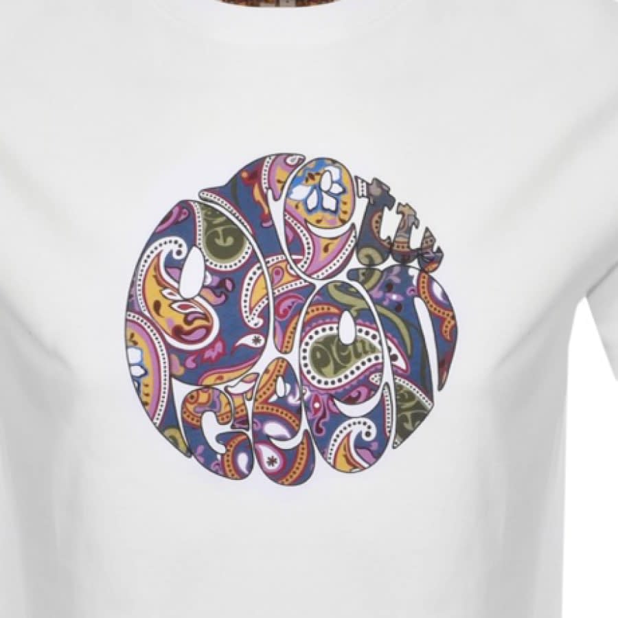 Alternative Image for ProductPretty Green Thornley Vintage T Shirt White3