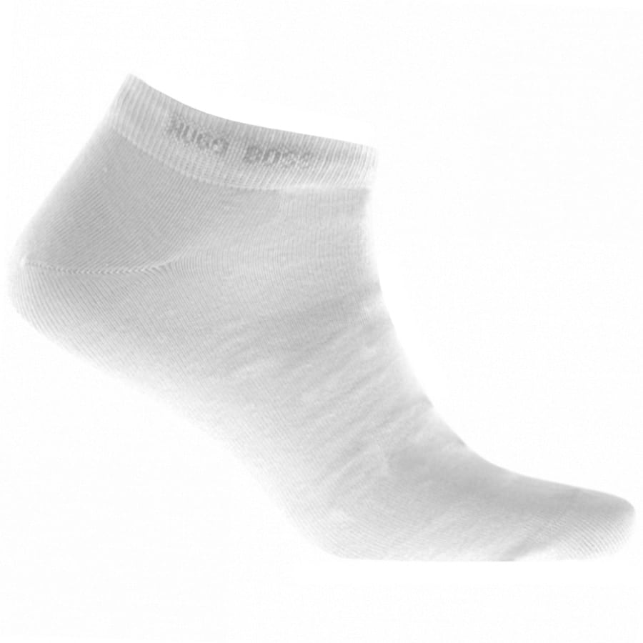 Alternative Image for ProductBOSS Two Pack Trainer Socks White2