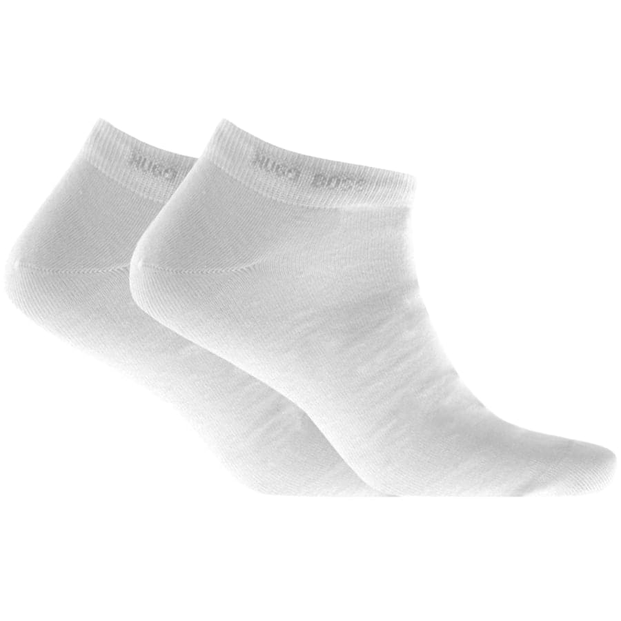 Alternative Image for ProductBOSS Two Pack Trainer Socks White1