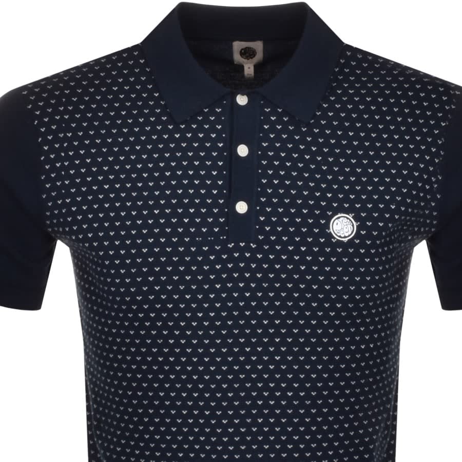 Alternative Image for ProductPretty Green Birdeye Knit Polo T Shirt Navy2