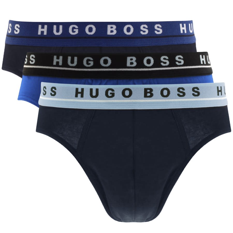 Alternative Image for ProductBOSS Underwear Triple Pack Briefs Navy1