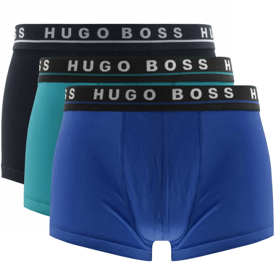 Alternative Image for ProductBOSS Underwear Triple Pack Boxer Trunks Blue1
