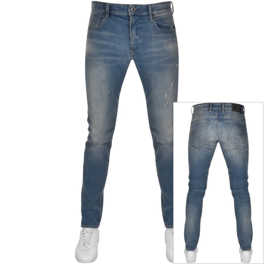 Alternative Image for ProductG Star Raw Revend Skinny Jeans Blue1