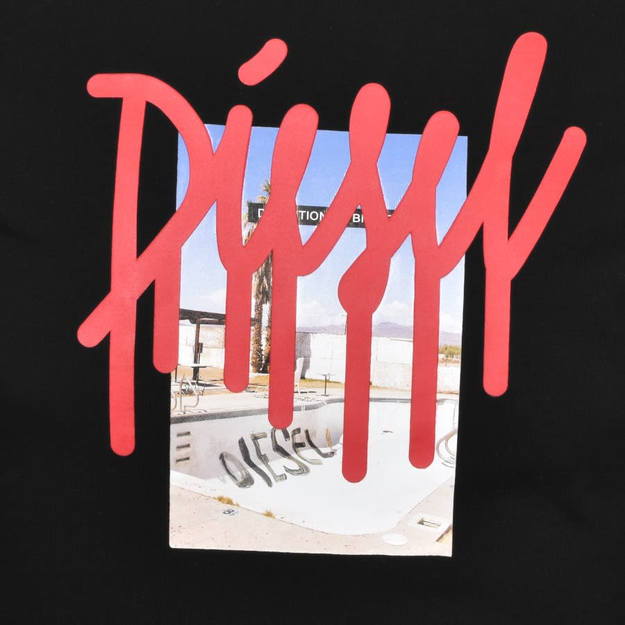 Alternative Image for ProductDiesel T Diegos B9 Logo T Shirt Black3
