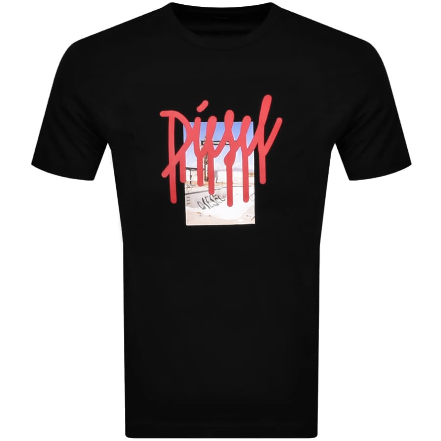 Alternative Image for ProductDiesel T Diegos B9 Logo T Shirt Black1
