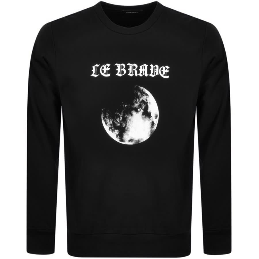 Alternative Image for ProductDiesel S Girk B4 Sweatshirt Black1