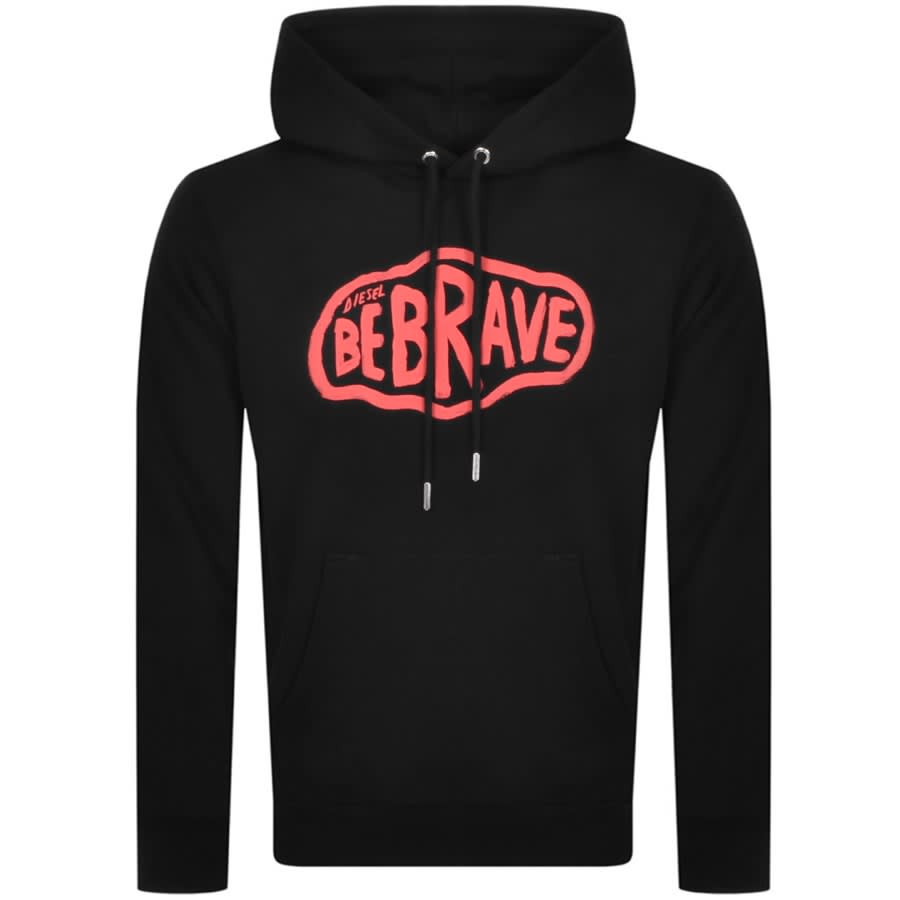 Alternative Image for ProductDiesel S Girk K11 Logo Hoodie Black1