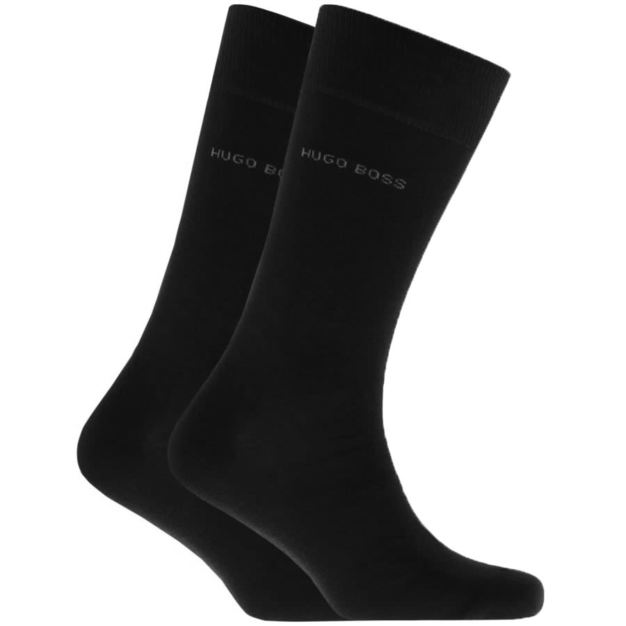 Alternative Image for ProductBOSS Two Pack Socks Black1