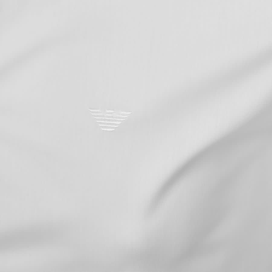 Alternative Image for ProductEmporio Armani Short Sleeved Slim Fit Shirt White3