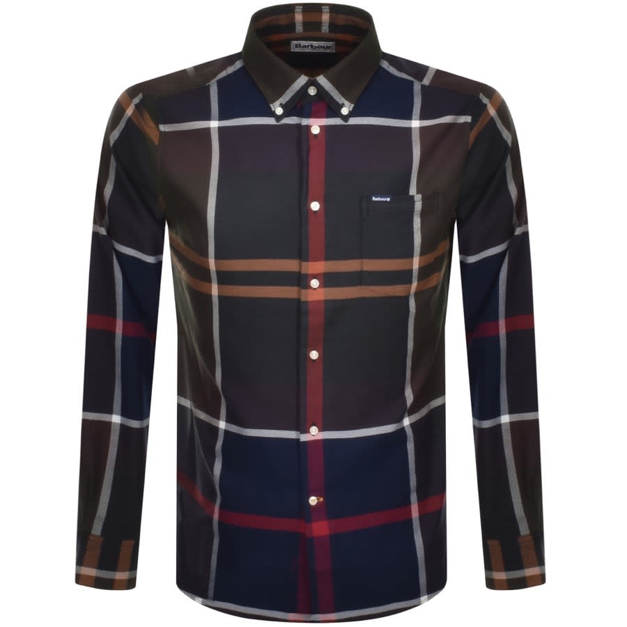 Alternative Image for ProductBarbour Dunoon Check Long Sleeved Shirt Green1