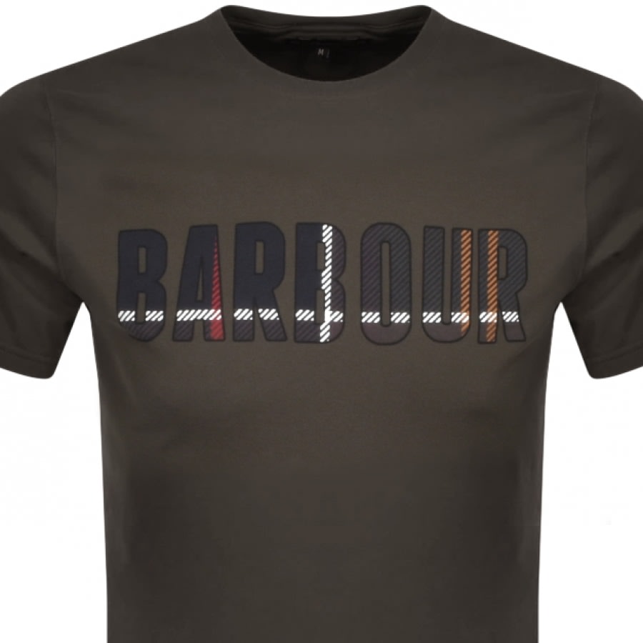 Alternative Image for ProductBarbour Wallace T Shirt Green2