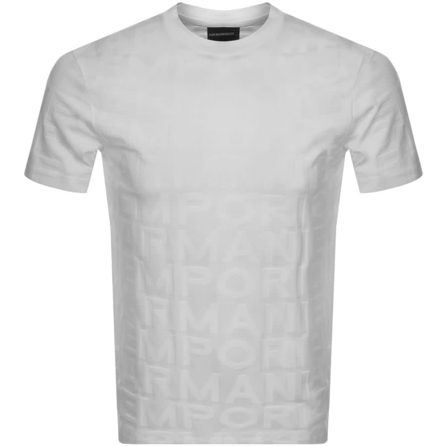 Alternative Image for ProductEmporio Armani Crew Neck Print T Shirt White1
