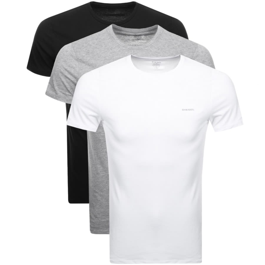 Alternative Image for ProductDiesel UMTEE Jake Triple Pack T Shirts Grey1