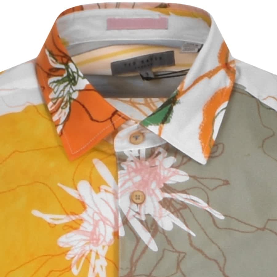 Alternative Image for ProductTed Baker Oversized Print Shirt White3